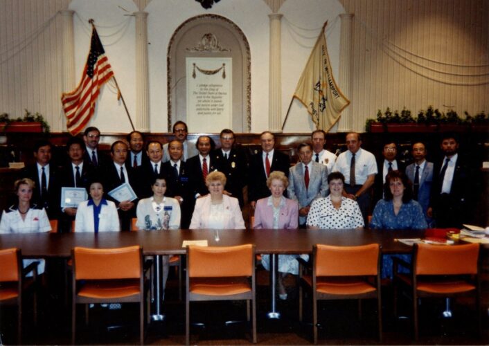 Mayor's service remembered after death